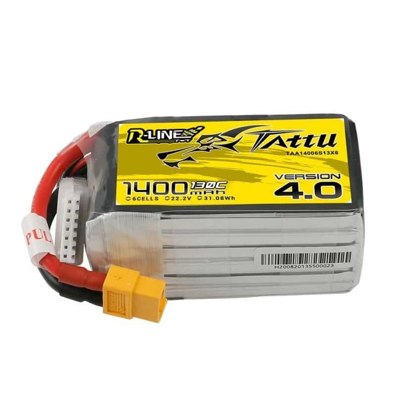 Batterie Lipo Tattu R-Line 6S 650mAh 95C (XT30) - Drone-FPV-Racer