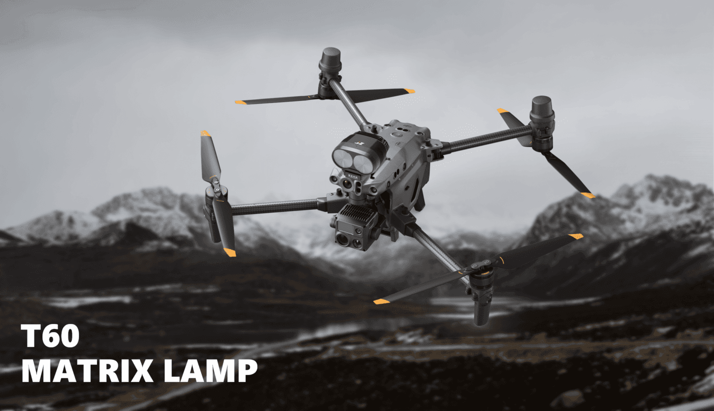 JZ T60 LED spotlight for DJI M30 Drone Parts Center