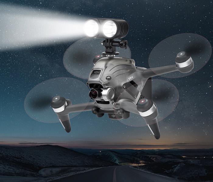 Drone LED Head Lights Accessoires 3 modes pour DJI Mavic Mini 2, avec