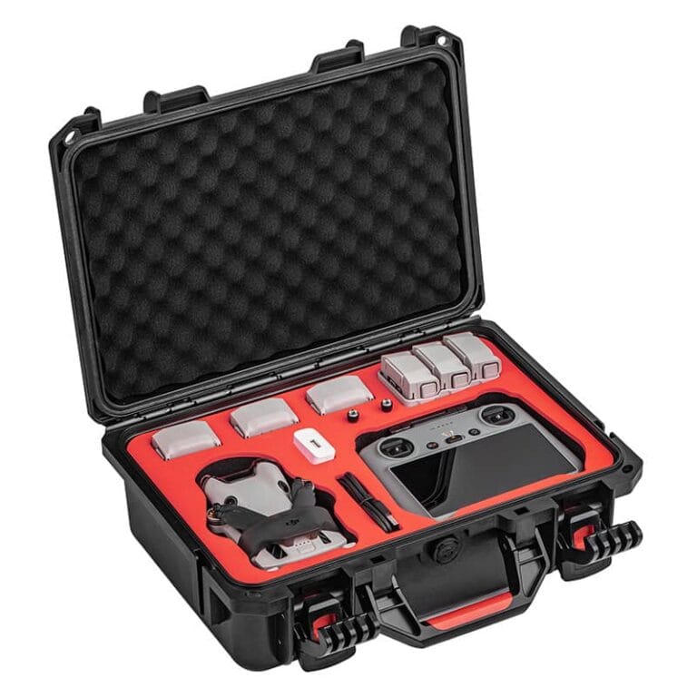 Valise De Transport Rigide Et étanche UTEBIT Pour DJI Mini 4 Pro/Mini 3 Pro – Coque ABS, Mousse EVA, Rangement Organisé - 6