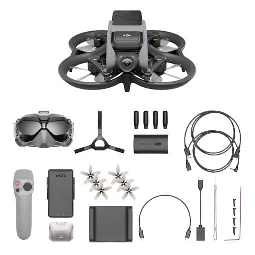 DJI Avata Fly Smart Combo (DJI FPV Goggles V2) - First-Person View Drone  UAV