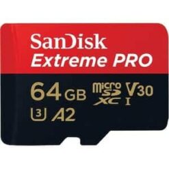 SanDisk Extreme Pro 64 GB klasse 10/UHS-I (U3) microSDXC - 170 MB/s lezen - 90 MB/s schrijven