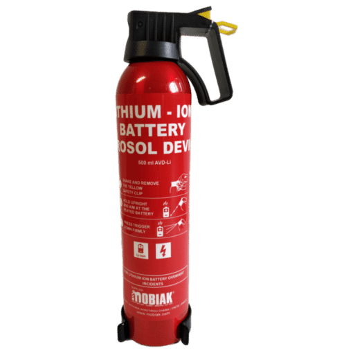 Mobiak - Feuerlöscher mit Lithium-Batterien 500ml