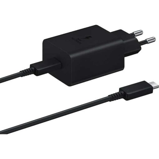 Samsung - Adaptateur USB-C (avec C to C câble 1.8m) - noir - (45W)