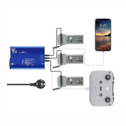 5-in-1 aluminum alloy charger for DJI Air 3