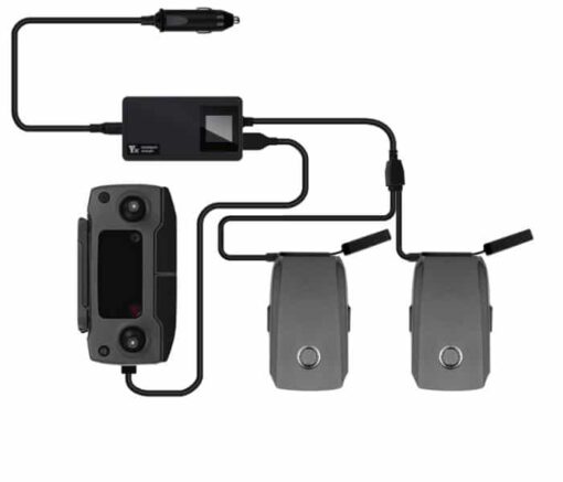 Chargeur de voiture 3 en 1 pour DJI Mavic 2