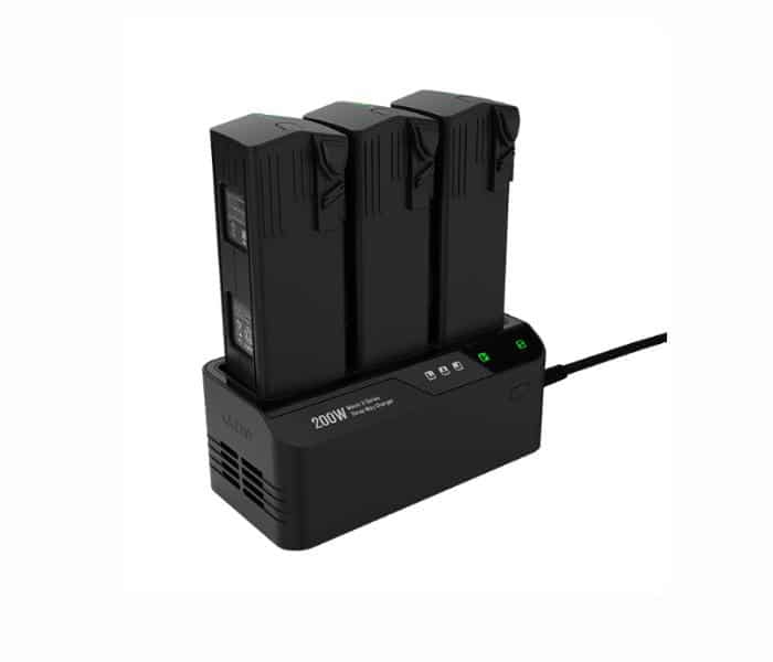 Station De Charge 200W Pour DJI Mavic 3 Pro/3 - Charge 3 Batteries En Parallèle, Fonction Stockage, Décharge - Compatible Voiture