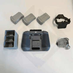 Drone DJI Mini 4 Pro doccasion en parfait état, vue de profil.
