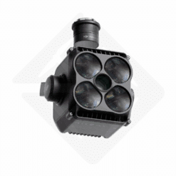 Zenmuse quad-sensor drone camera in close-up.