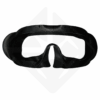 Black diving mask for swimming or diving.