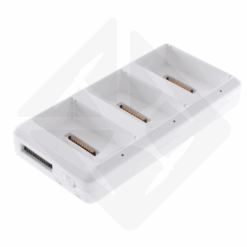 Chargeur de batterie quadruple blanc pour drones