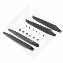 Drone propellers with accessories.