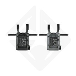 Deux dispositifs sans fil avec antennes repliées.