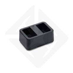 Double black charging station for batteries.