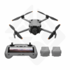 Drone with remote control and two extra batteries.