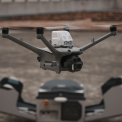 Sniffer4D Nano2+ monté sur DJI Matrice 4D drone