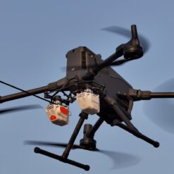 Sniffer4D Nano 2 Plus Methaan en multigasversie onder een DJI Matrice 400