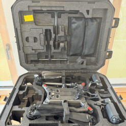 Carrying case open with the DJI Matrice 300 RTK folded