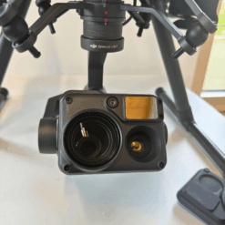 Zenmuse H20T Nutzlast, Nahaufnahme der Sensoren (Zoom, Weitwinkel, Wärmebild, Laser)