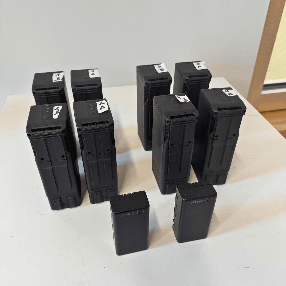 Les huit batteries de vol TB30 du DJI Matrice 30T
