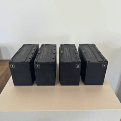 Les 4 batteries DJI TB60 d'occasion du lot, vue de face numérotée