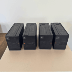 Les 4 batteries DJI TB65 quasi neuves du lot, vue de face numérotée